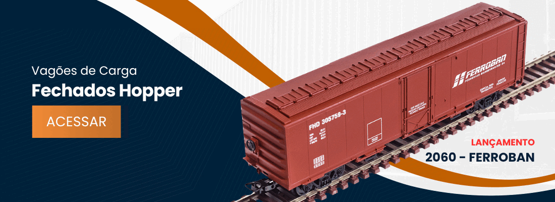 Lançamento — Vagões de Carga Fechados Hopper 2060 FERROBAN